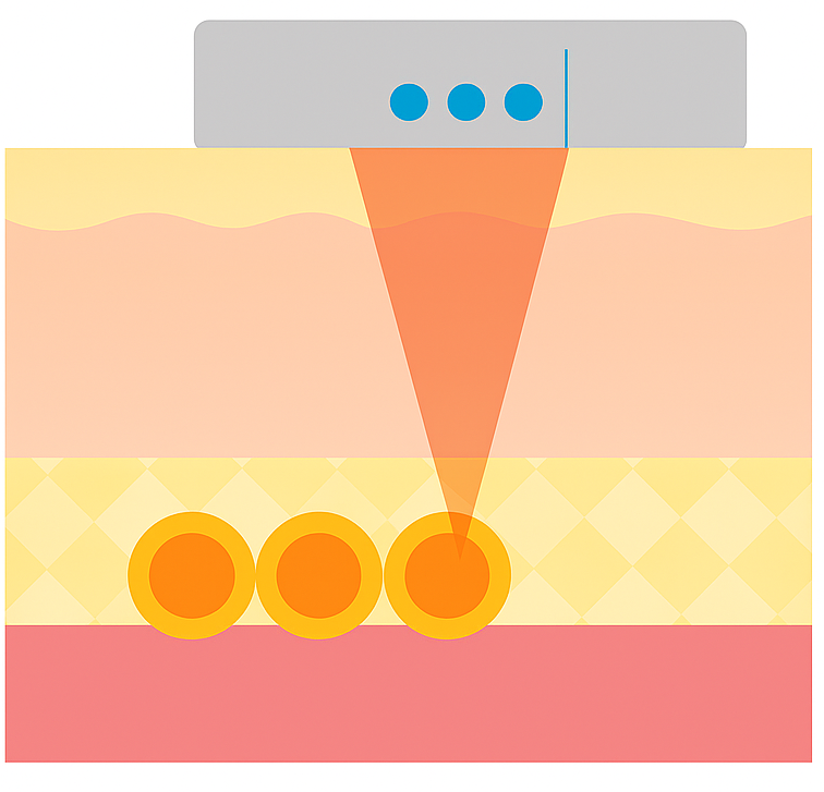 HIFU 施術イメージ
